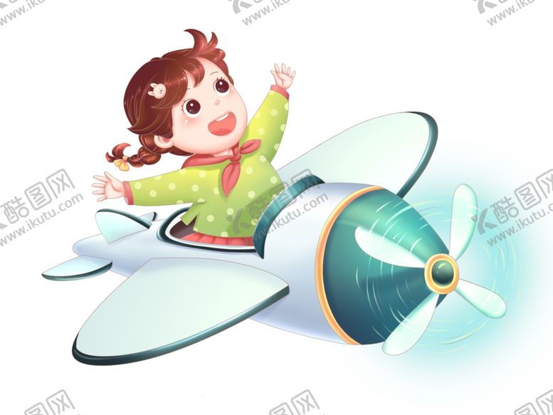 编号：47626202220333407494【酷图网】源文件下载-卡通飞机插画