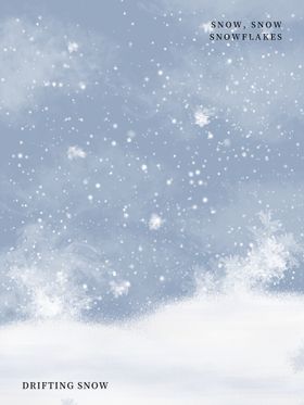 雪地雪花