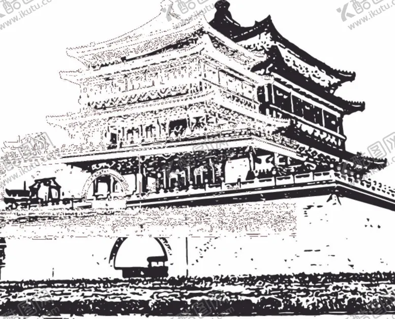 编号：81382112011819428260【酷图网】源文件下载-钟楼西安