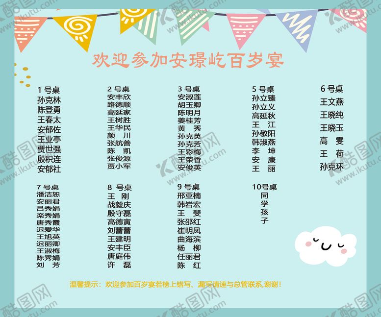 编号：89412309261926271805【酷图网】源文件下载-小朋友满月宴