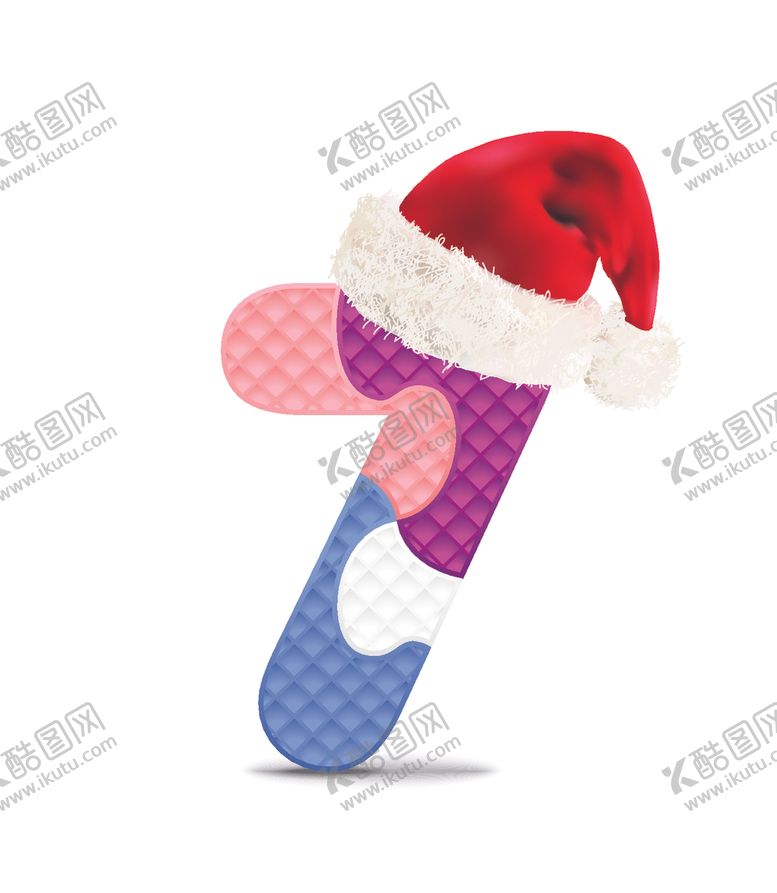编号：80461910170112515833【酷图网】源文件下载-时尚卡通数字7七字设计艺术字