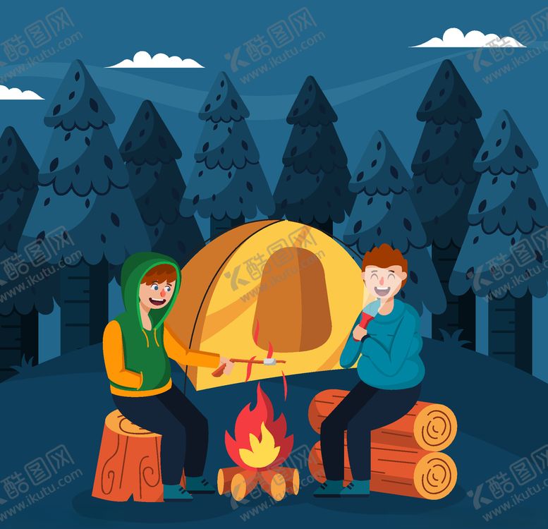 编号：63179810111442461719【酷图网】源文件下载-露营