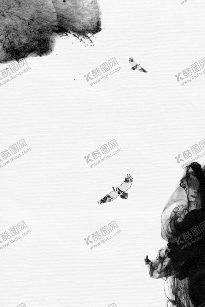 编号：34679610221356121616【酷图网】源文件下载-水墨海报背景