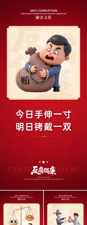 反腐倡廉海报