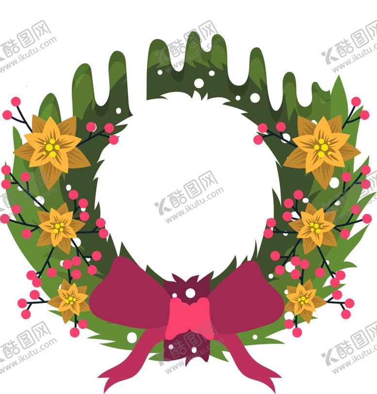 编号：98511701300015181805【酷图网】源文件下载-花环免抠图