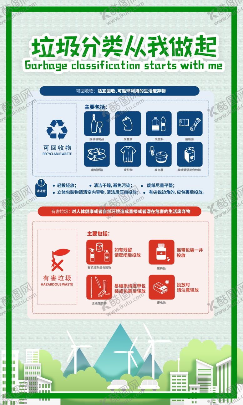 编号：40362909101740219960【酷图网】源文件下载-垃圾分类宣传