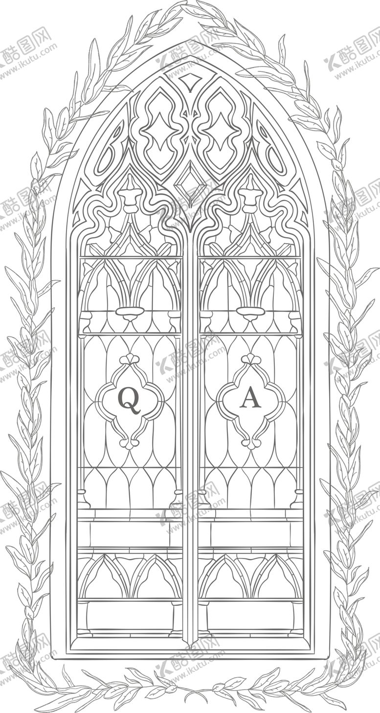 编号：53582609261947179969【酷图网】源文件下载-巴洛克风格装饰图案