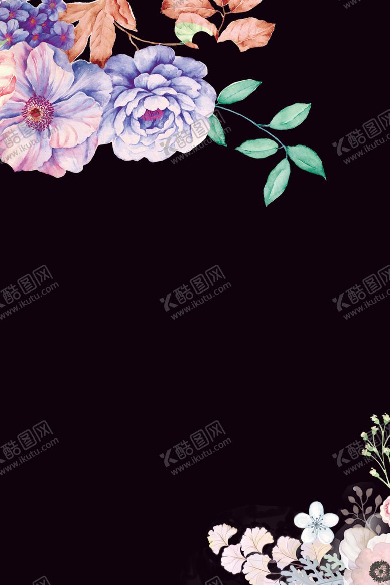 编号：27915609202211004399【酷图网】源文件下载-手绘花