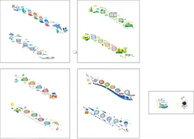 校园楼梯文化照片墙