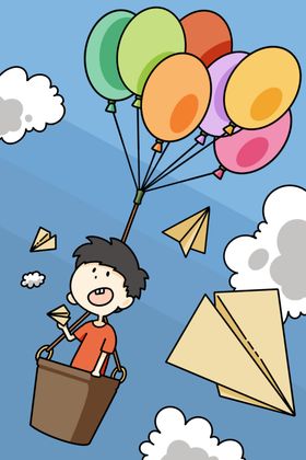 儿童节插画61活动手机界面六一手机61