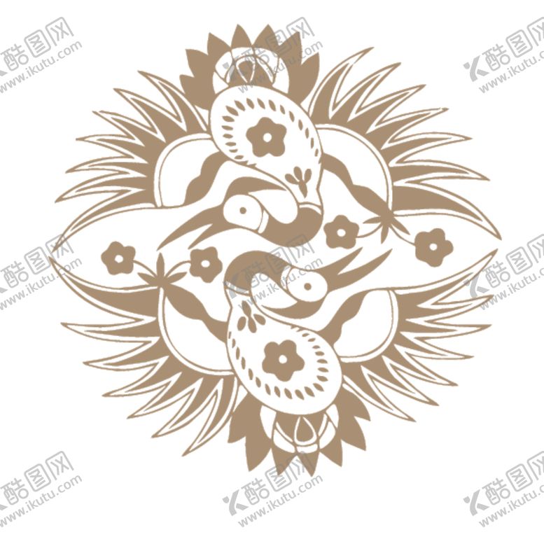 编号：33330410230123057527【酷图网】源文件下载-中国古典神兽图案