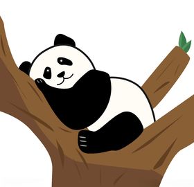 卡通熊猫