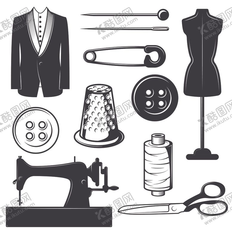 编号：65464009230556203631【酷图网】源文件下载-针线