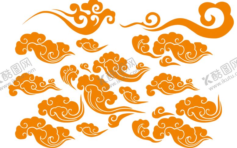 编号：74866004170152124770【酷图网】源文件下载-中国风祥云图案花纹底纹PNG