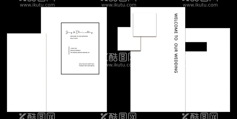 编号：79284309281459000721【酷图网】源文件下载-白绿色婚礼背景