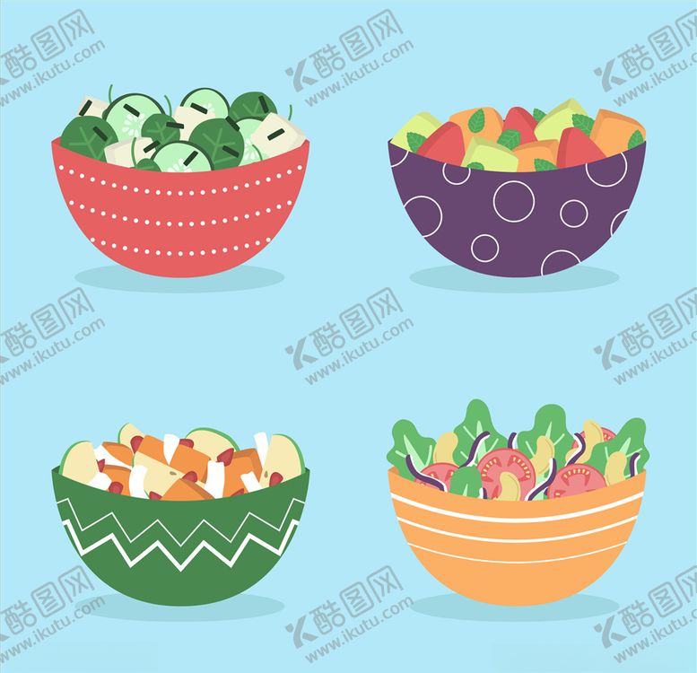 编号：96673210071834267090【酷图网】源文件下载-矢量厨房蔬菜食品素材