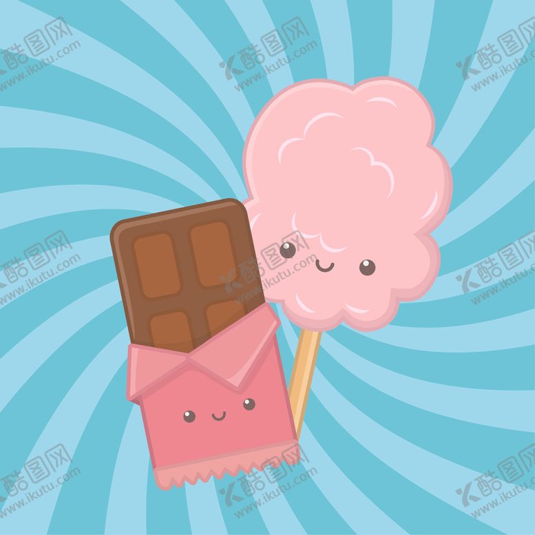 编号：93086709210450044235【酷图网】源文件下载-小清新点心卡通图案