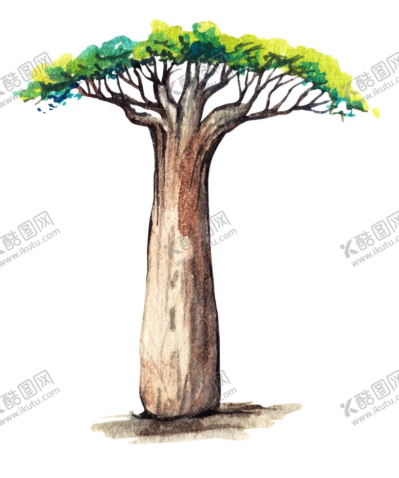编号：78935410020043315840【酷图网】源文件下载-卡通树木