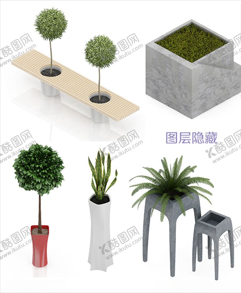 编号：92044710221157257971【酷图网】源文件下载-植物盆栽