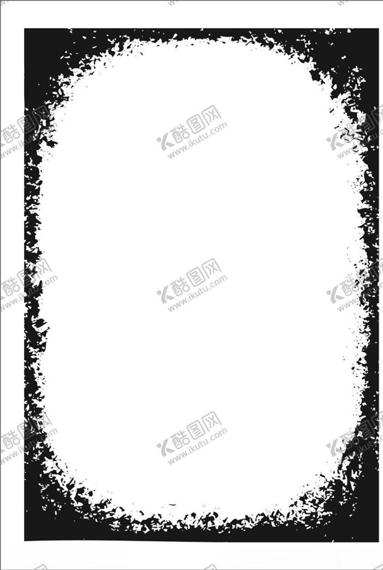 编号：24627704090901552664【酷图网】源文件下载-水墨相框边框