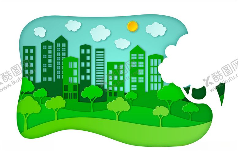 编号：88665109162020581898【酷图网】源文件下载-绿色城市