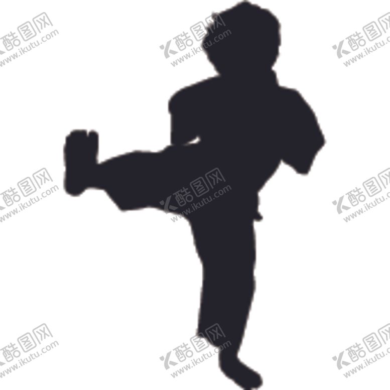 编号：91214405101520534011【酷图网】源文件下载-武术格斗剪影
