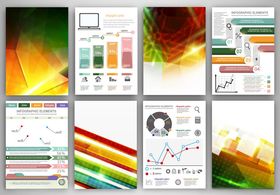多彩商务图表模板集合