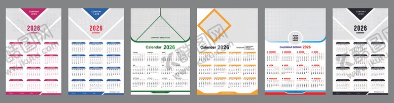 编号：28210204040211315765【酷图网】源文件下载-2026年日历