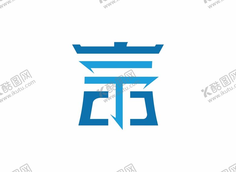 编号：74289610272027294791【酷图网】源文件下载-言行logo 蓝色标志