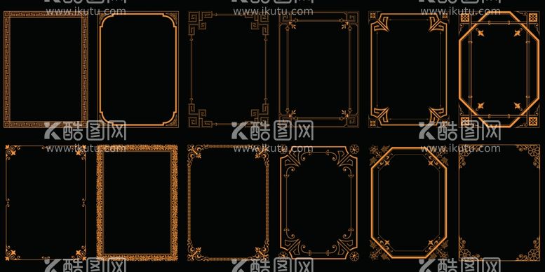 编号：66957712242034523802【酷图网】源文件下载-边框花纹古典