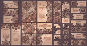 复古花纹背景