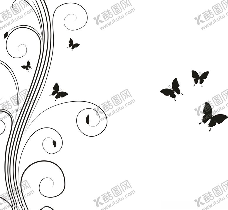 编号：28367009190806164446【酷图网】源文件下载-花纹蝴蝶
