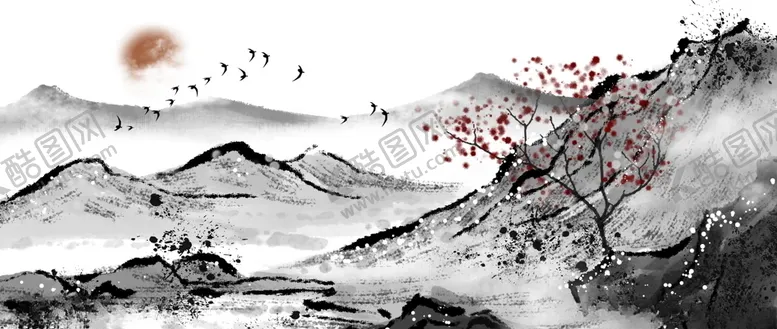 编号：14675506191047422755【酷图网】源文件下载-中国风山水背景