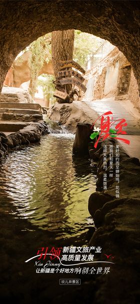 新疆文旅夏至节气宣传海报