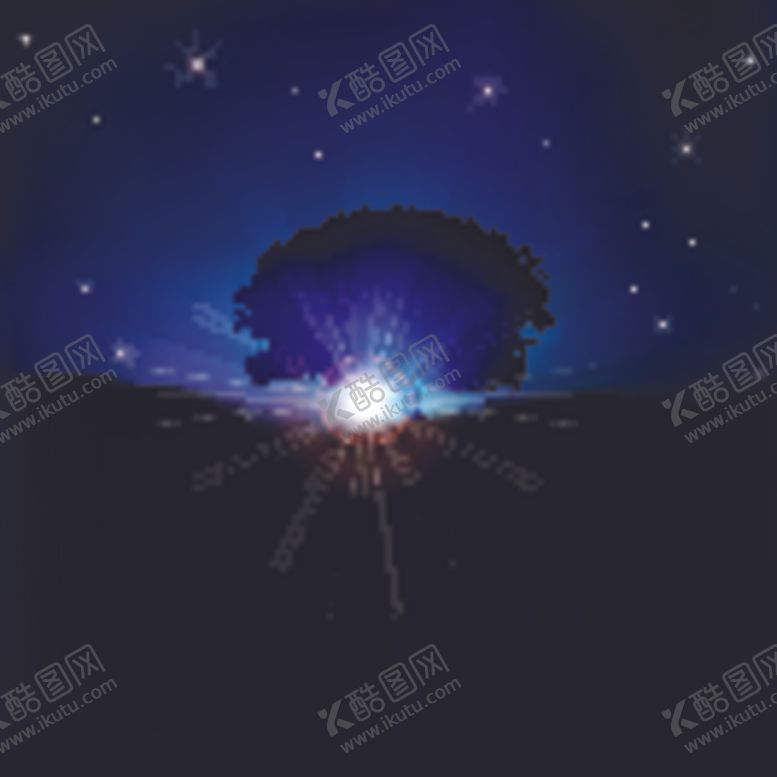 编号：70296510162028127553【酷图网】源文件下载-唯美海报背景风景夜晚极光素材