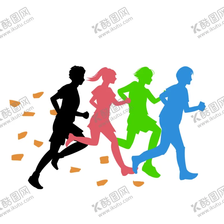 编号：52812807030503289489【酷图网】源文件下载-奔跑剪影