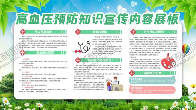 编号：60017909231832082194【酷图网】源文件下载-高血压宣传栏