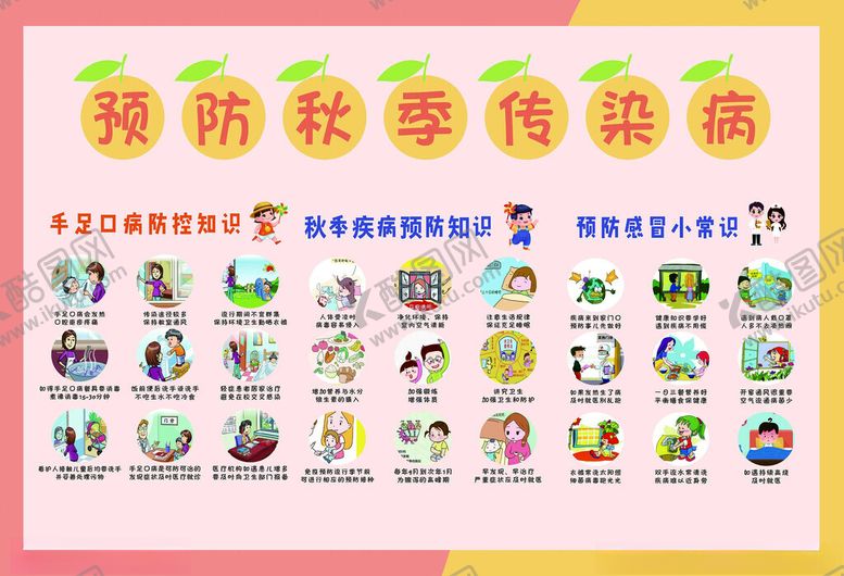 编号：59616003020010544688【酷图网】源文件下载-预防秋季传染病
