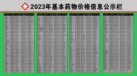 基本药物信息公示栏