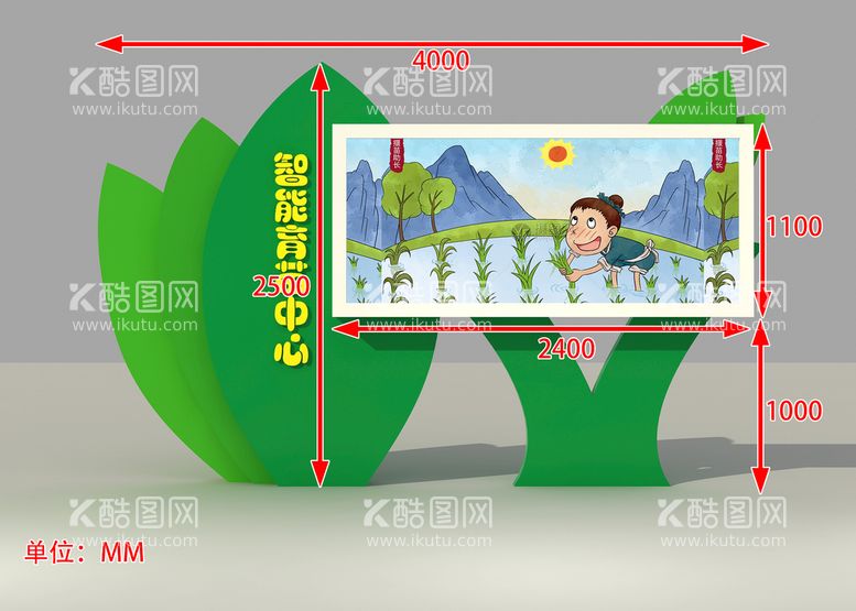 编号：70904212192329029344【酷图网】源文件下载-育苗中心标示标牌