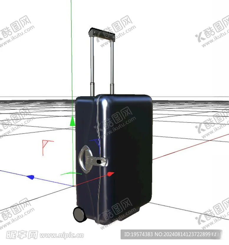 编号：22541702190849565974【酷图网】源文件下载-C4D模型行李箱