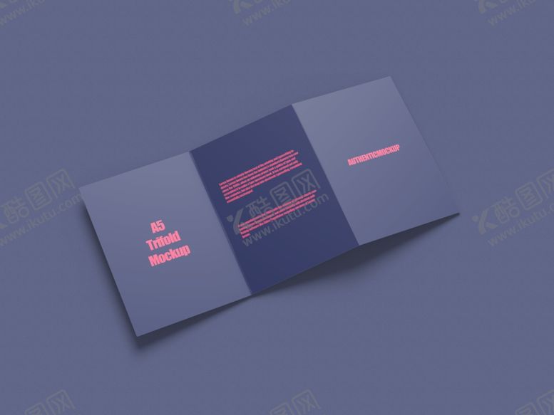 编号：32002810060139156080【酷图网】源文件下载-三折页样机