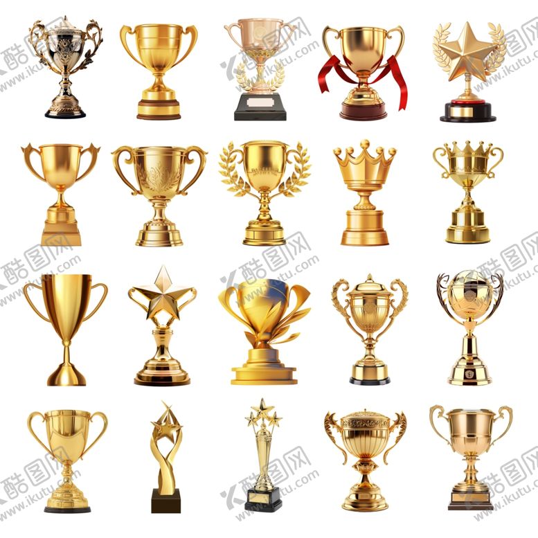 编号：58993004132251306064【酷图网】源文件下载-奖杯图集