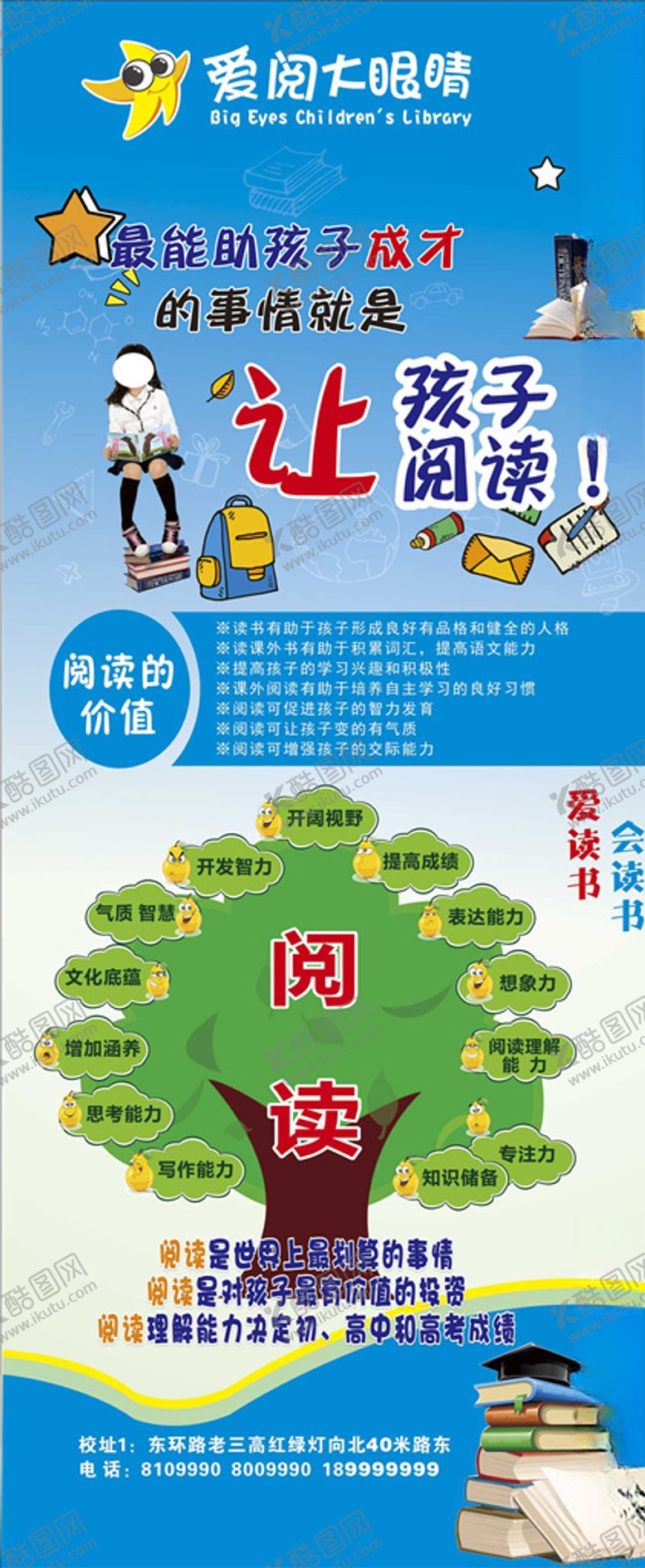 编号：59425210131158143502【酷图网】源文件下载-阅读班展架