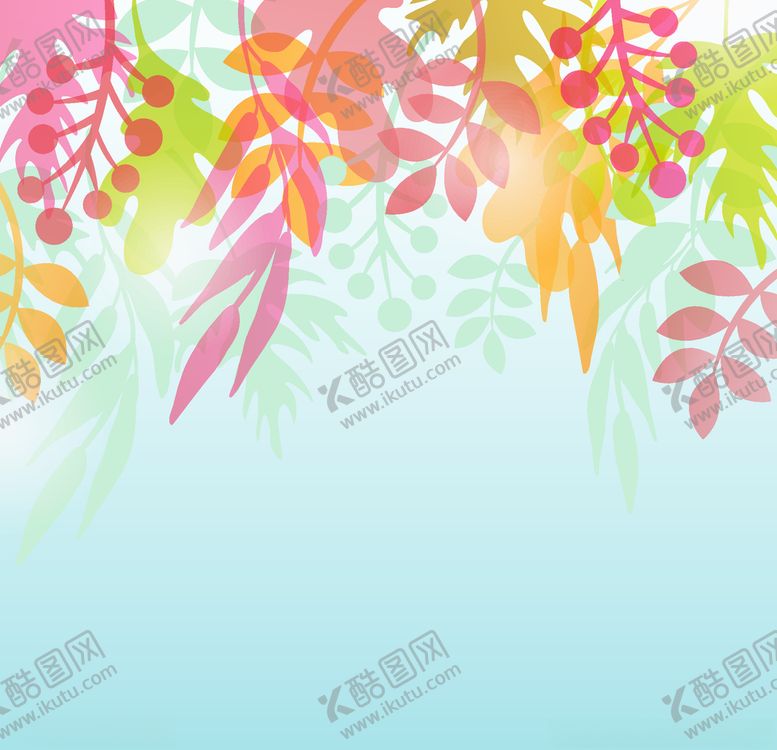 编号：91653811010044462888【酷图网】源文件下载-叶子背景