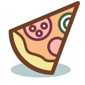披萨美食图标标志图形装饰素材