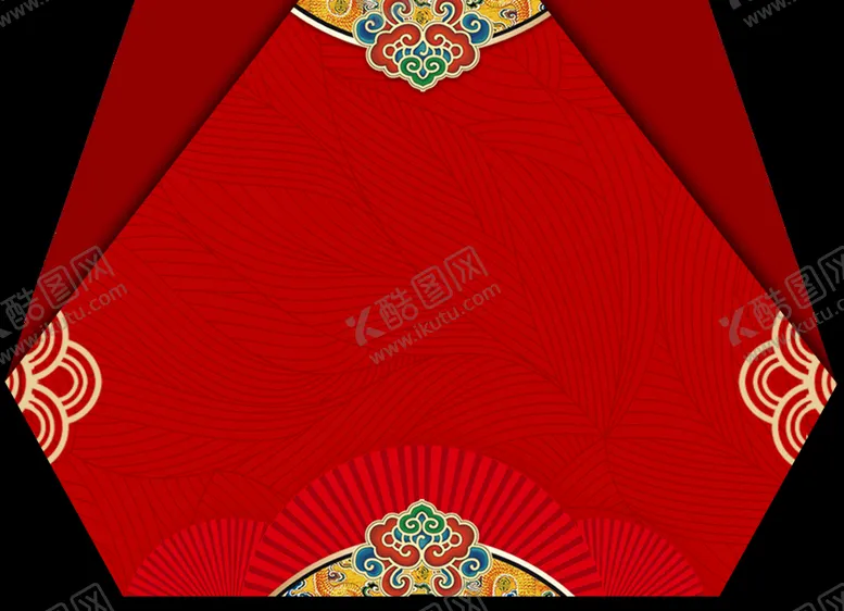 编号：85627009141805405410【酷图网】源文件下载-婚礼红色贺卡模板