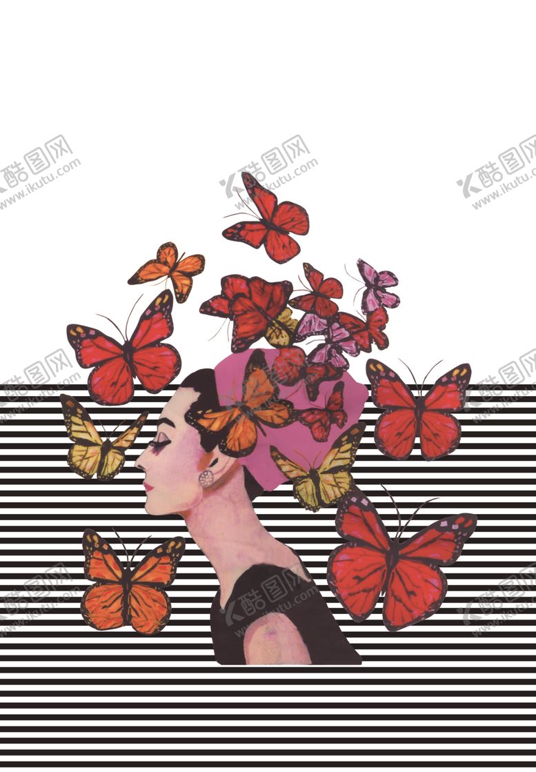 编号：62767206160318339162【酷图网】源文件下载-数码印花女装乱花设计其