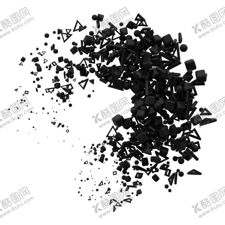 编号：60691506191215301249【酷图网】源文件下载-3D抽象结构