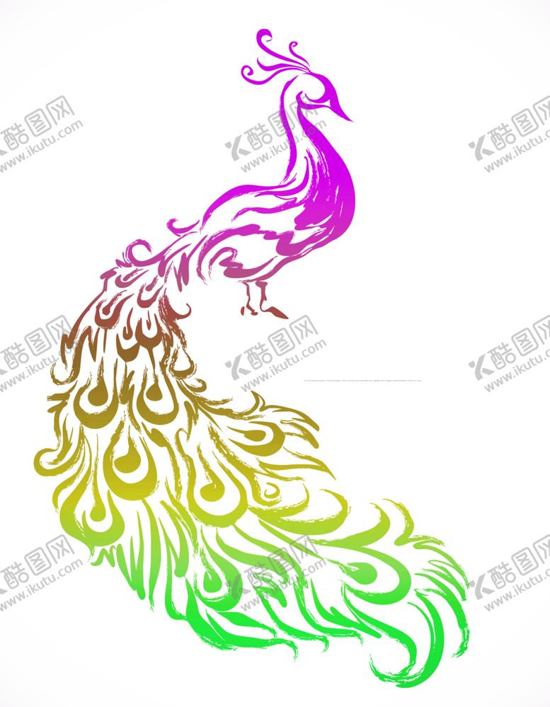 编号：93192507021122104313【酷图网】源文件下载-孔雀